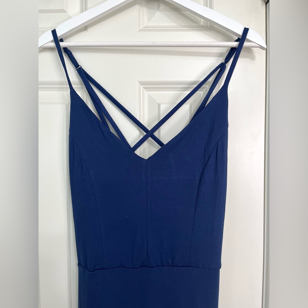 Market & Spruce Alisha Knit Strappy Back Maxi Dress NWT - Picture 4 of 8